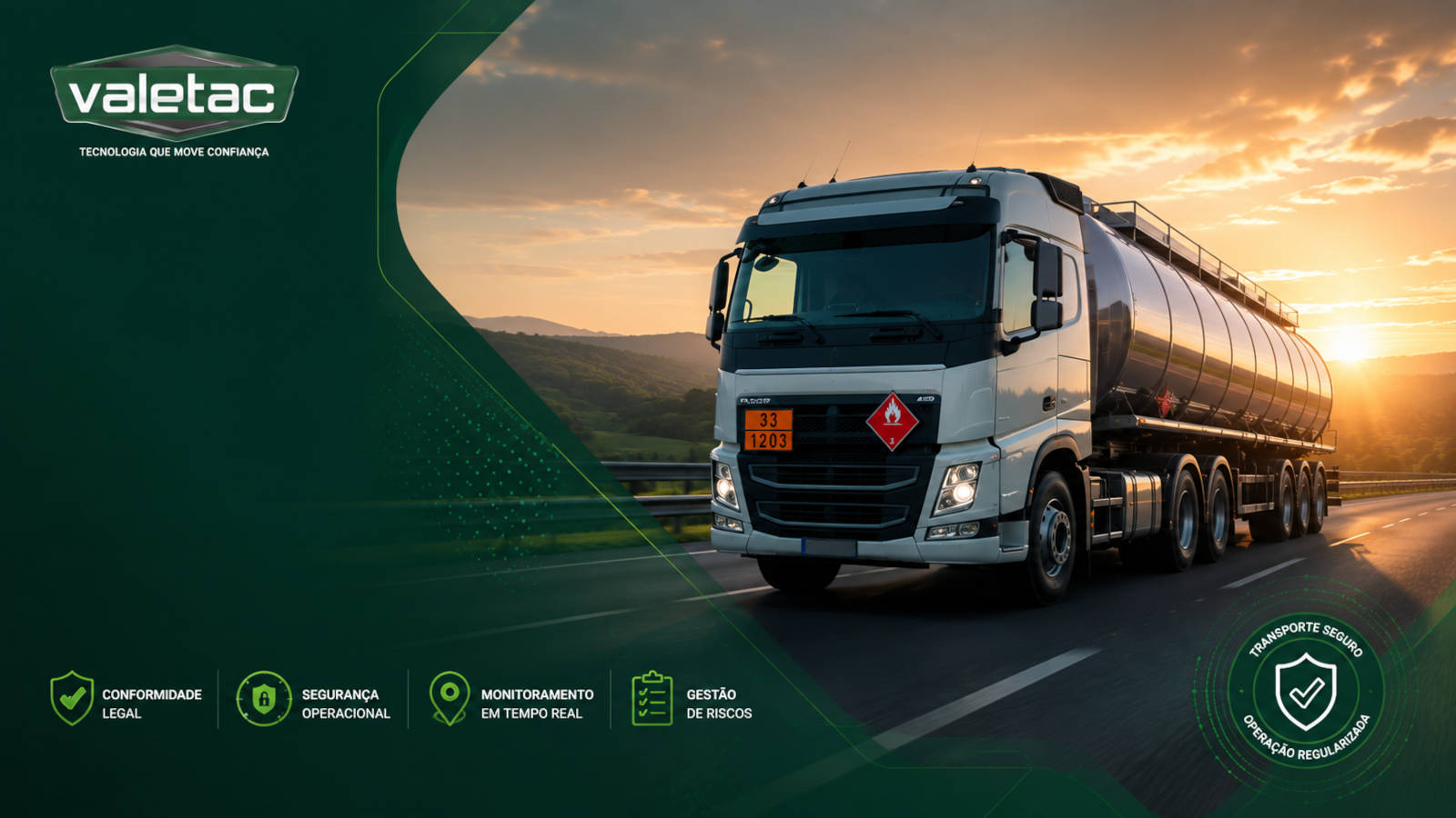 Serviços de tacógrafo para transporte de produtos perigosos — Valetac Guarulhos